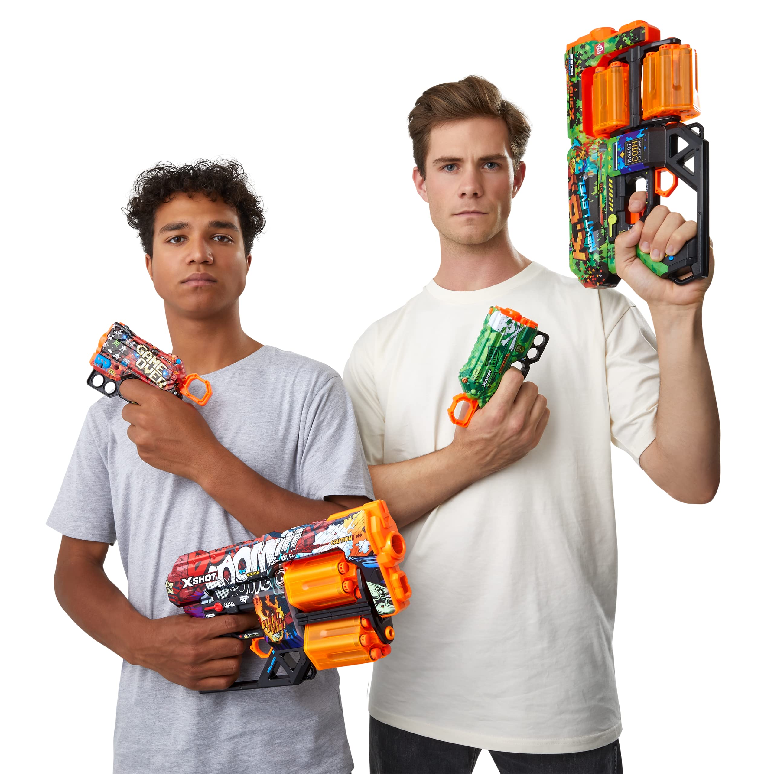 Foto 7 | Lanzador De Dardos De Espuma De Juguete Xshot Skins Dread Boom Con 24 Dardos - Venta Internacional.