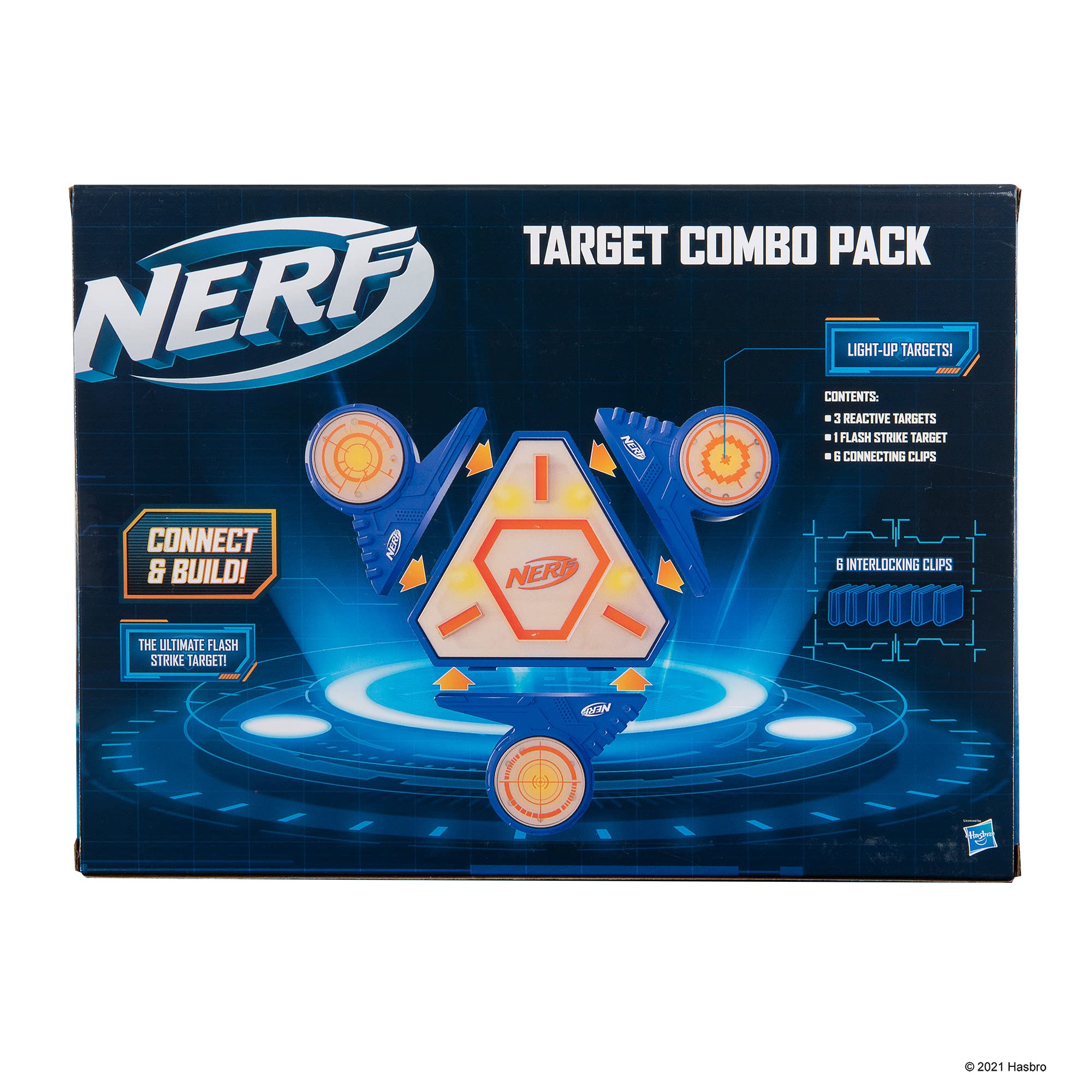 Paquete Combinado De Objetivos Nerf Flash Strike Con 3 Objetivos Reactivos - Venta Internacional.