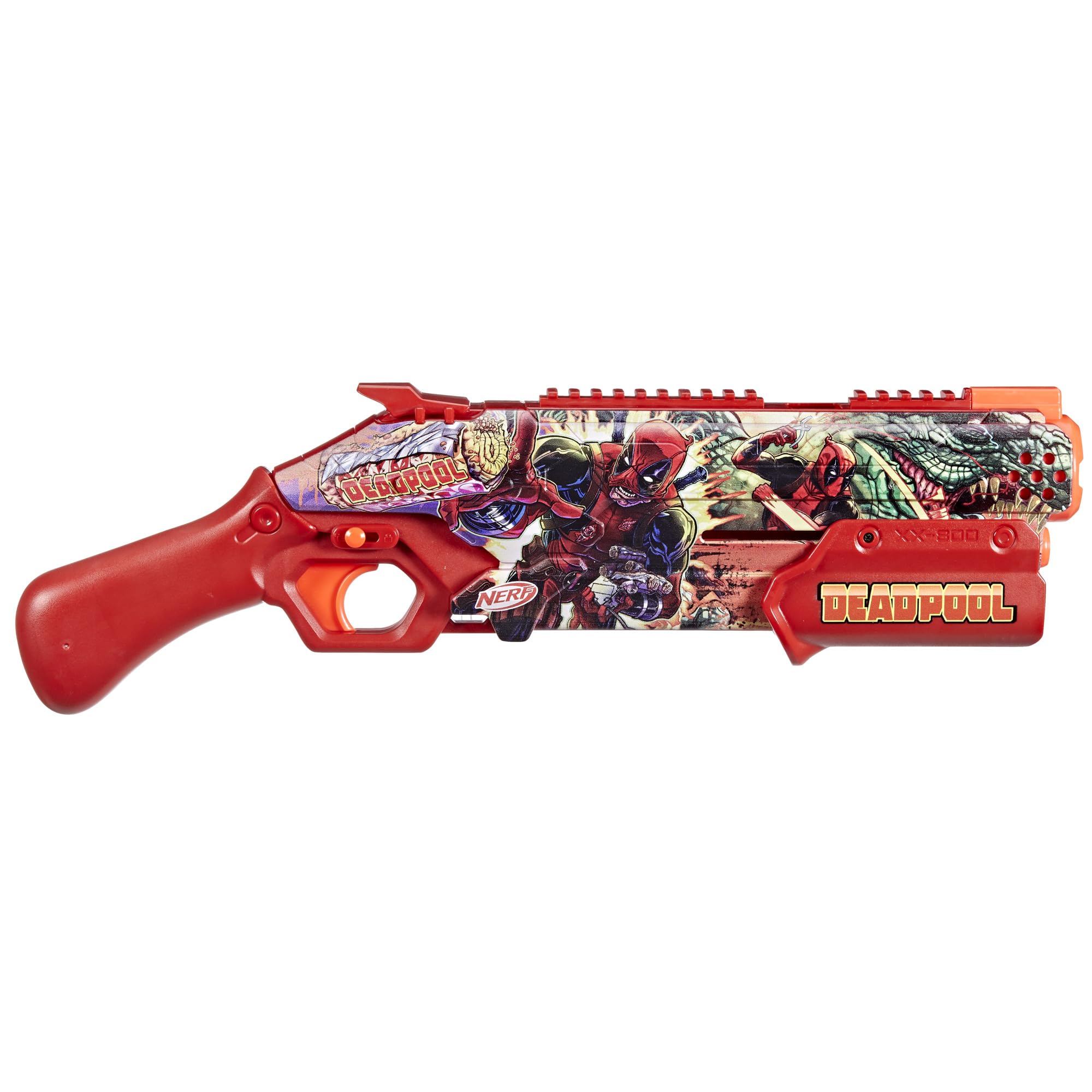 Foto 4 pulgar | Blaster Nerf Marvel Deadpool Con 16 Rondas Acumuladas Rival 14+ - Venta Internacional.