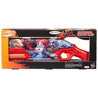 Foto 7 | Blaster Nerf Marvel Deadpool Con 16 Rondas Acumuladas Rival 14+ - Venta Internacional.