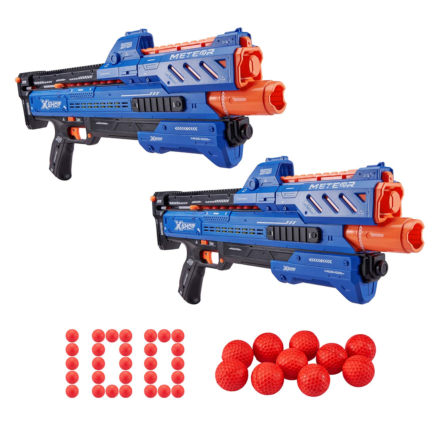 Dart Ball Blaster Shot Chaos Orbit Con 100 Cartuchos, Color Azul - Venta Internacional.