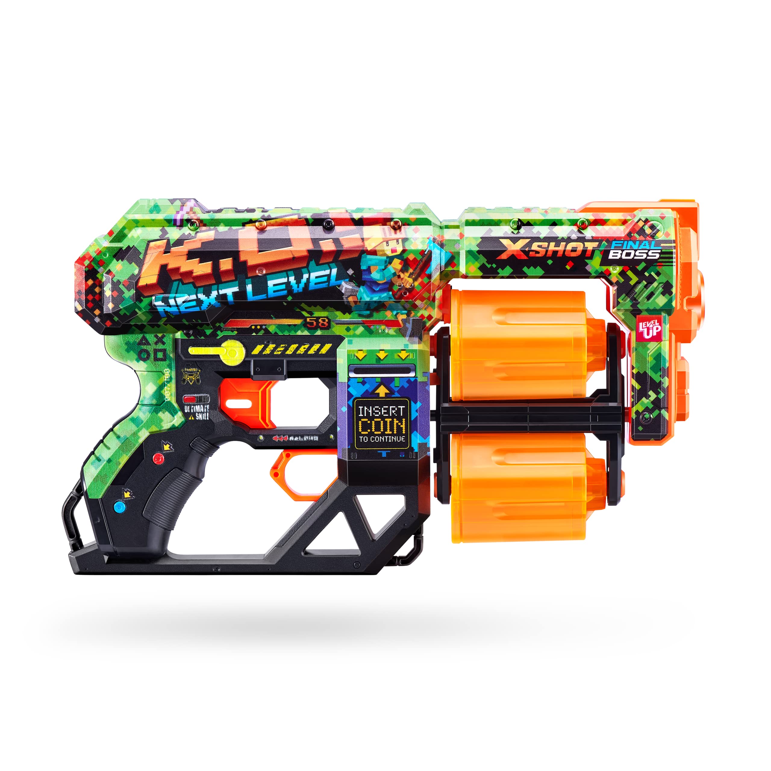 Foto 4 pulgar | Lanzador De Dardos De Espuma De Juguete Xshot Skins Dread, K.o De Zuru (24 Dardos) - Venta Internacional.
