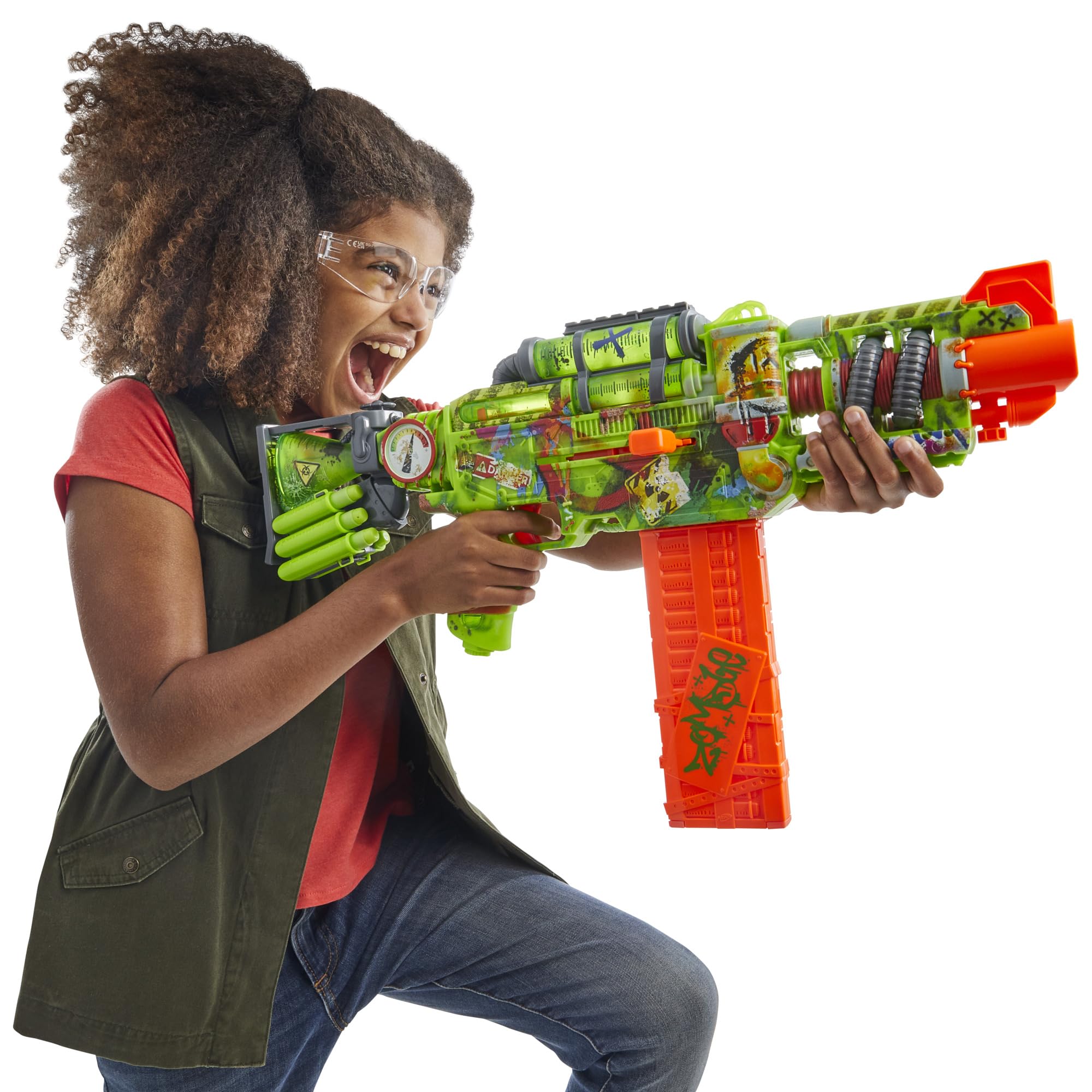 Foto 4 pulgar | Dart Blaster Nerf Zombie Corrupter Con 22 Dardos Nerf Elite - Venta Internacional.