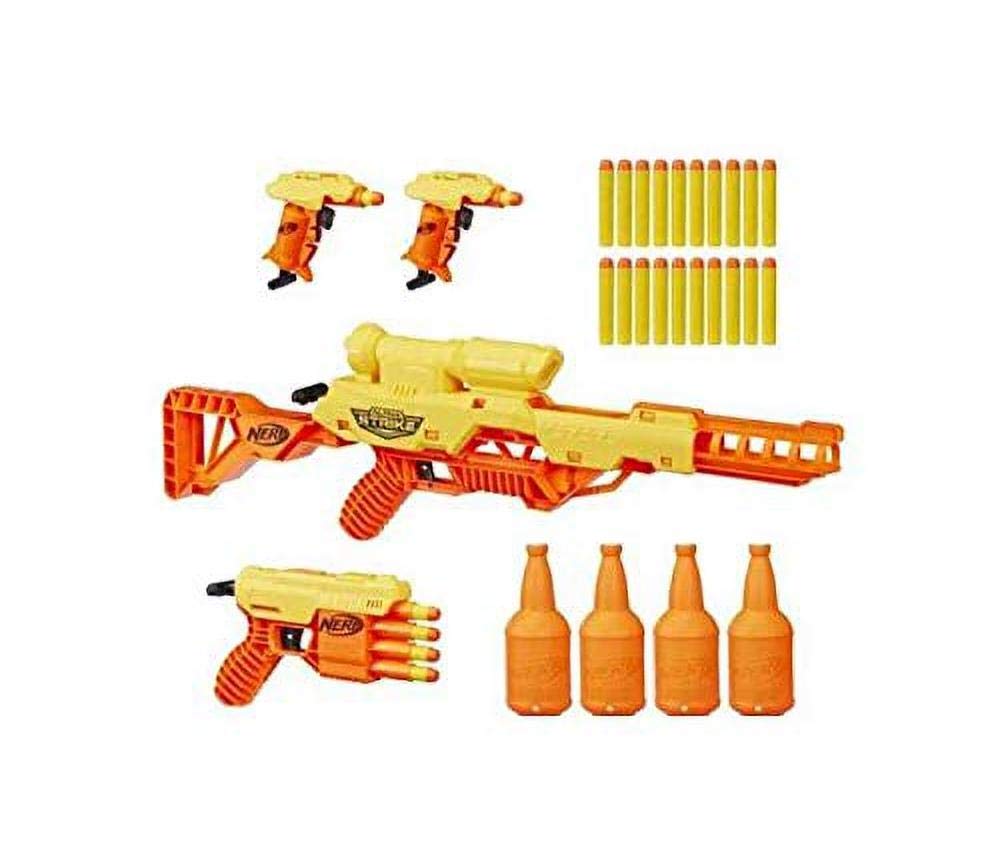 Foto 2 pulgar | Set Nerf Alpha Strike Battalion Con 4 Lanzadores Y 4 Semiobjetivos - Venta Internacional.
