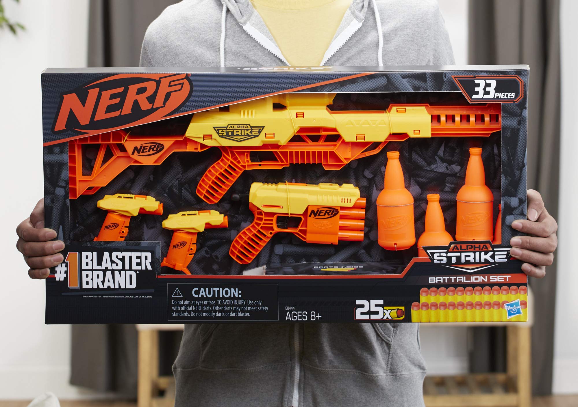 Foto 4 pulgar | Set Nerf Alpha Strike Battalion Con 4 Lanzadores Y 4 Semiobjetivos - Venta Internacional.