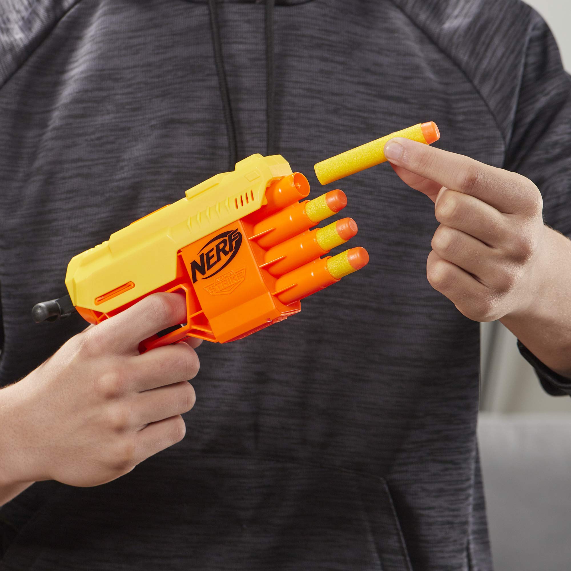 Foto 6 pulgar | Set Nerf Alpha Strike Battalion Con 4 Lanzadores Y 4 Semiobjetivos - Venta Internacional.