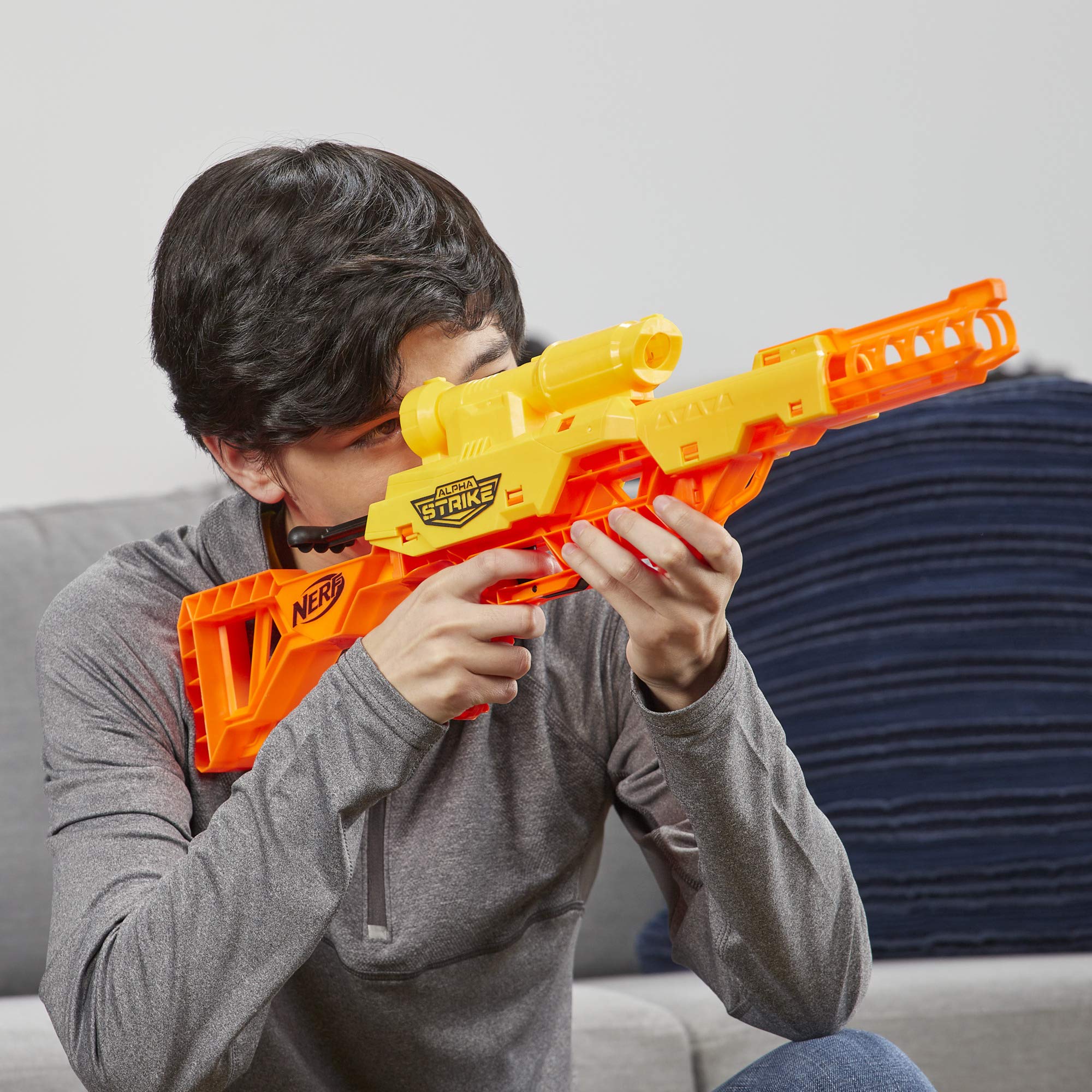 Foto 7 pulgar | Set Nerf Alpha Strike Battalion Con 4 Lanzadores Y 4 Semiobjetivos - Venta Internacional.