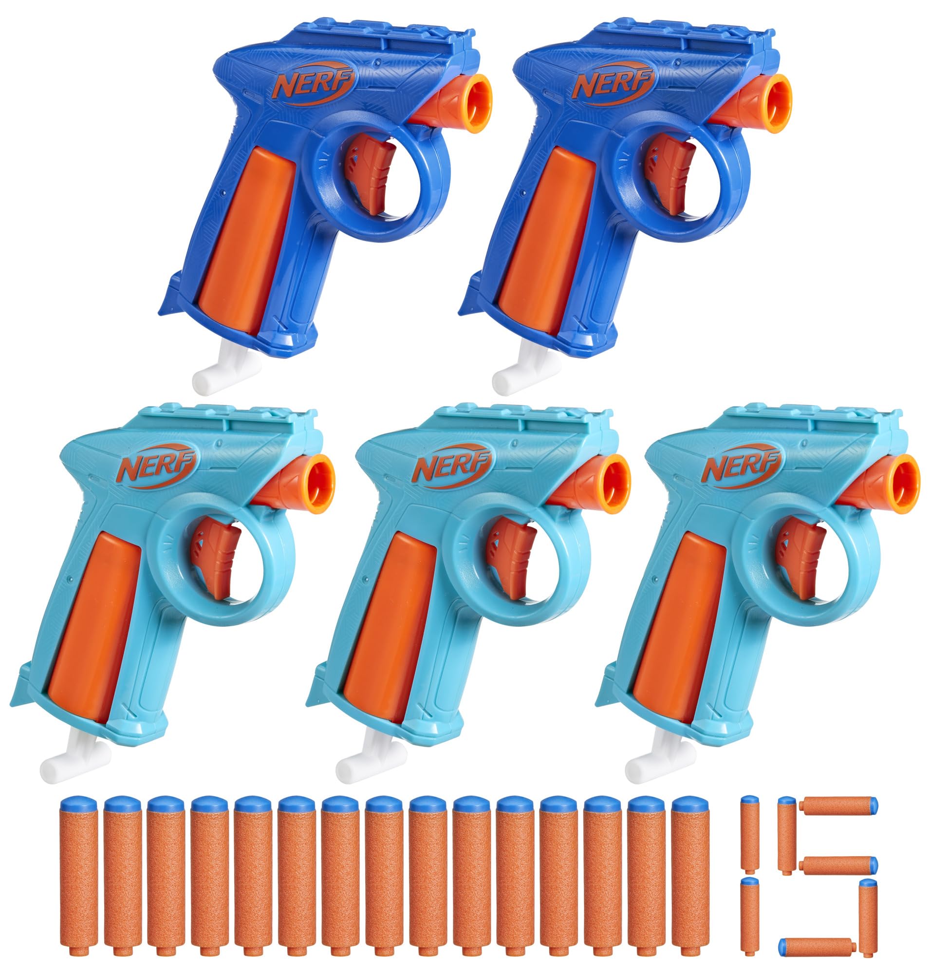 Foto 2 pulgar | Paquete De Lanzadores Flexibles Nerf De La Serie N Para Fiestas Con 15 Dardos N1, 8 O Más - Venta Internacional.