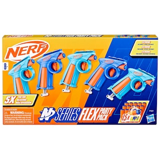 Foto 5 | Paquete De Lanzadores Flexibles Nerf De La Serie N Para Fiestas Con 15 Dardos N1, 8 O Más - Venta Internacional.