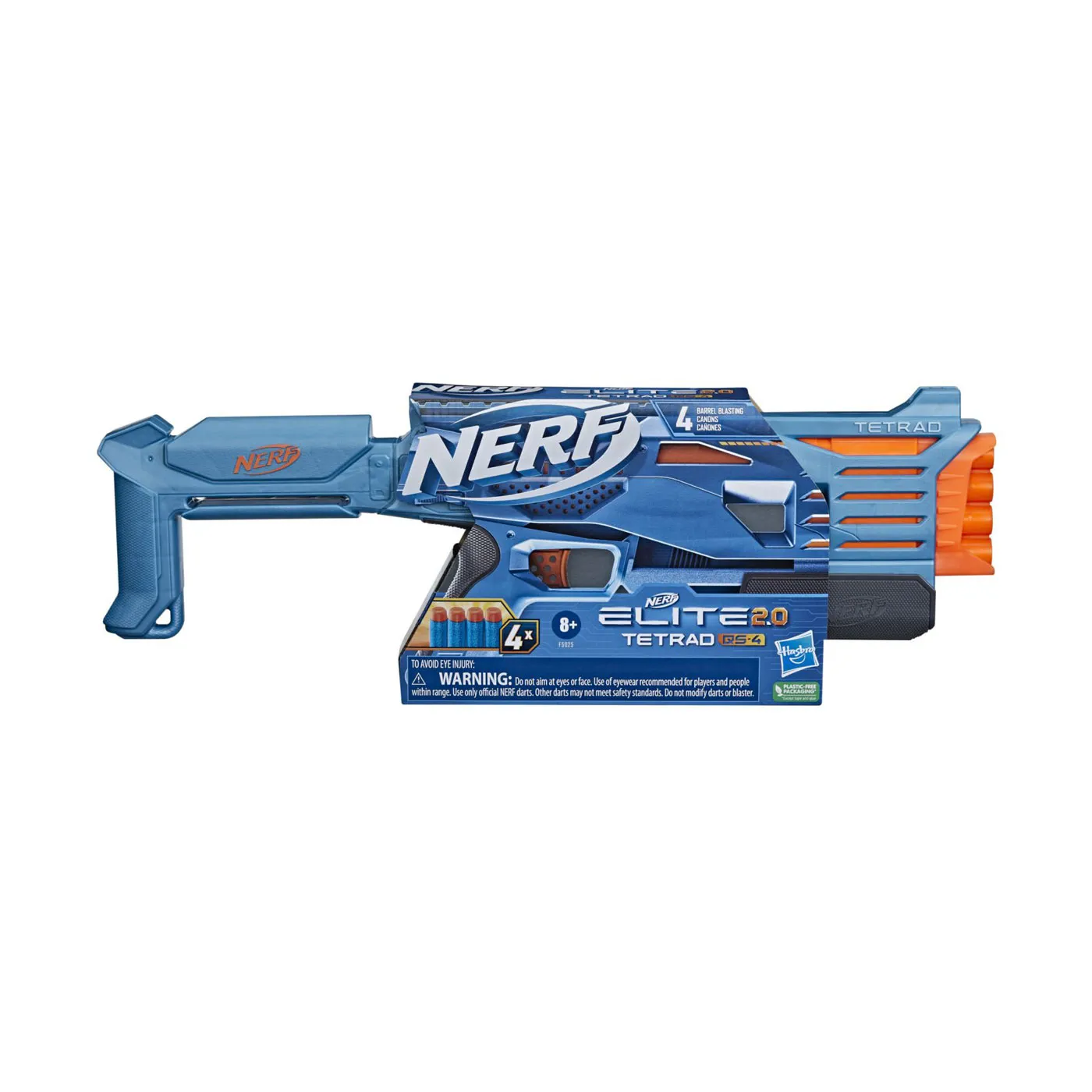 Foto 2 pulgar | Lanzador Nerf Elite 2.0 Tetrad