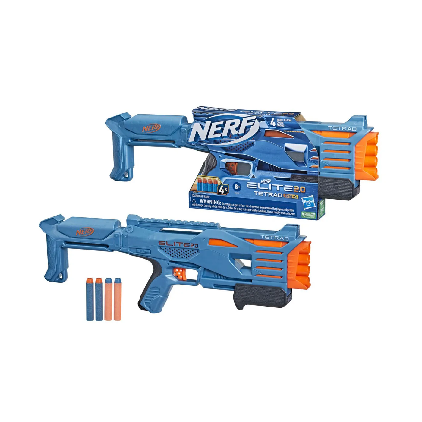 Foto 4 pulgar | Lanzador Nerf Elite 2.0 Tetrad