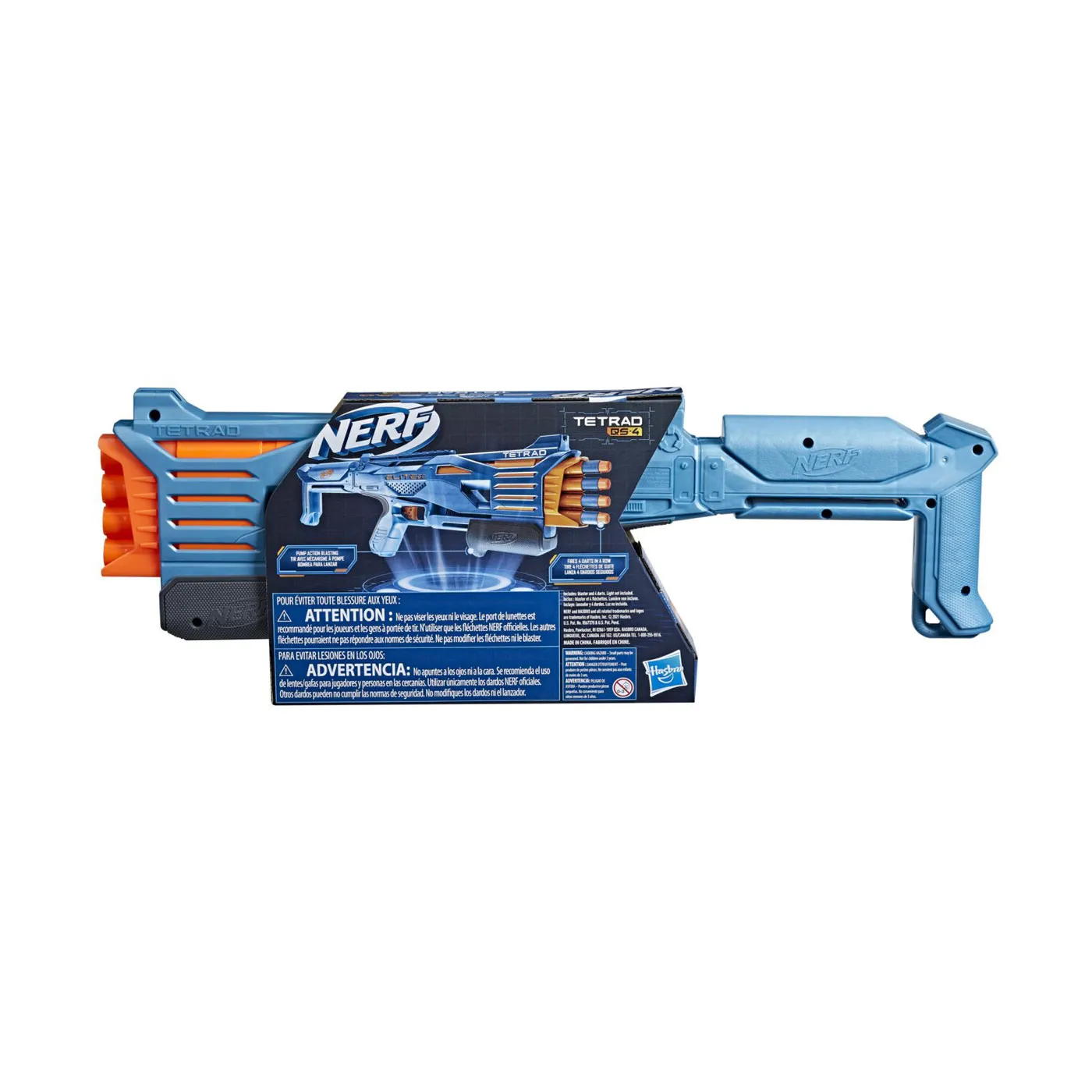 Foto 4 | Lanzador Nerf Elite 2.0 Tetrad