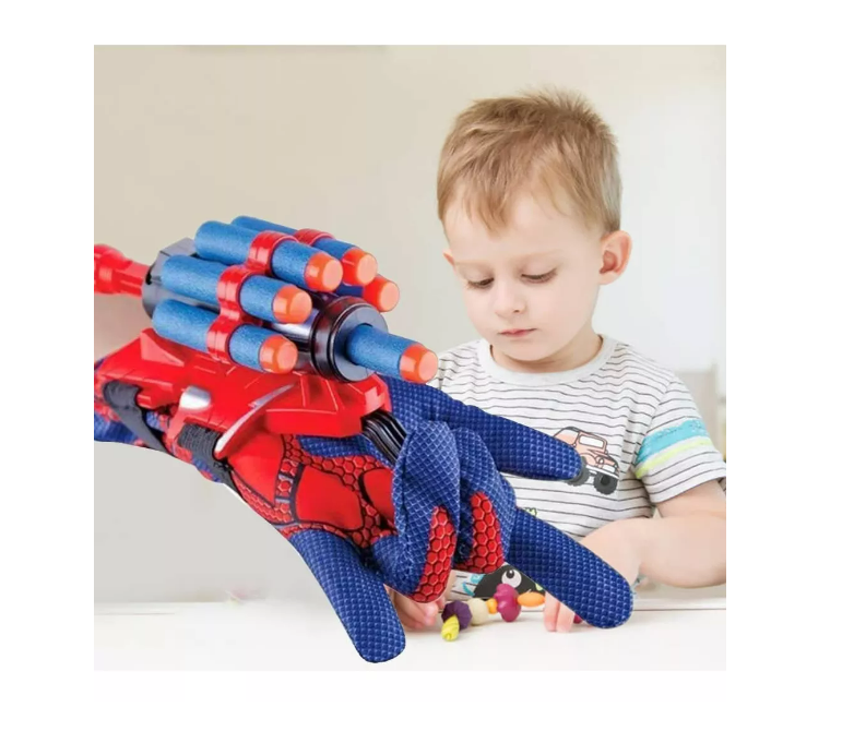 Foto 5 pulgar | Lanzador Guante Jet De Spiderman Cosplay Juguete Para Niños Color Rojo Wünd