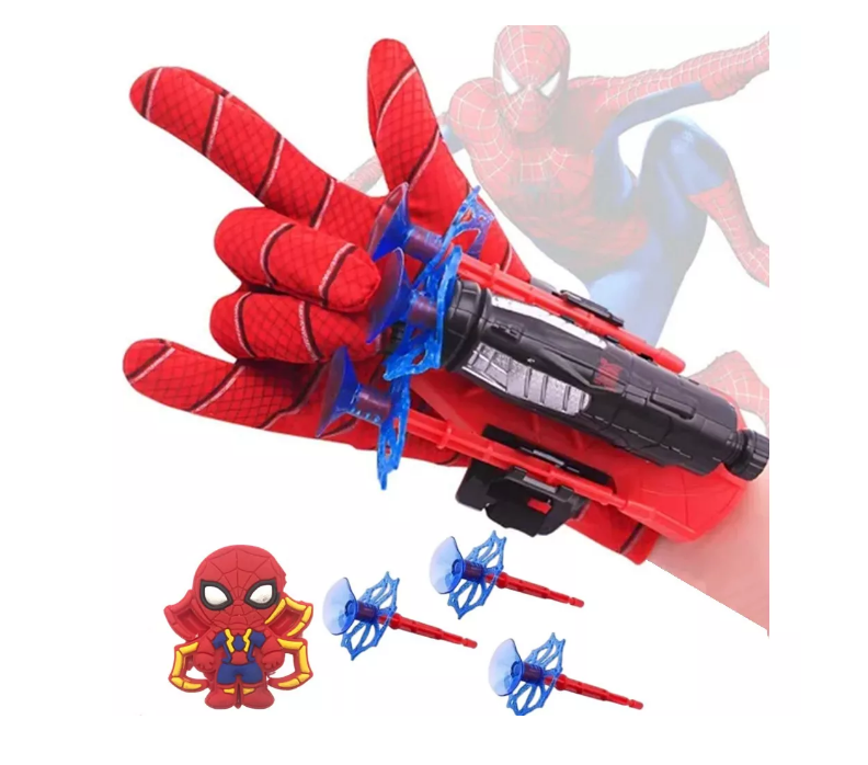 Foto 2 pulgar | Guantes De Spiderman Para Niños Juguetes Plástico Lanzador Color Rojo Wünd