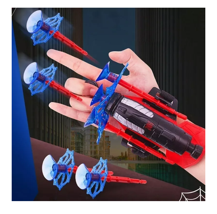 Foto 4 pulgar | Guantes De Spiderman Para Niños Juguetes Plástico Lanzador Color Rojo Wünd
