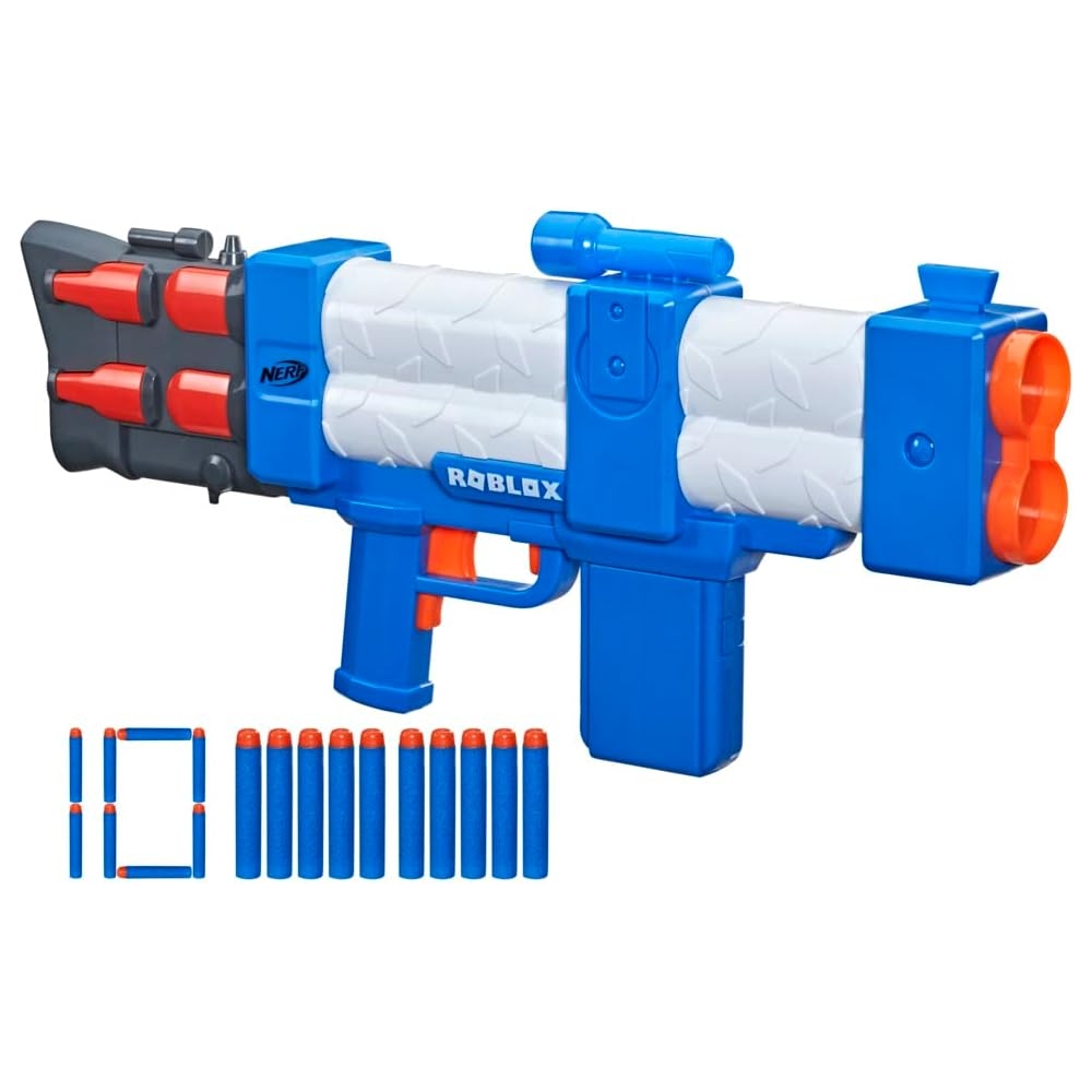 Foto 4 pulgar | Nerf Roblox Arsenal Pulse Laser Motorizado 10 Dardos Hasbro F2484