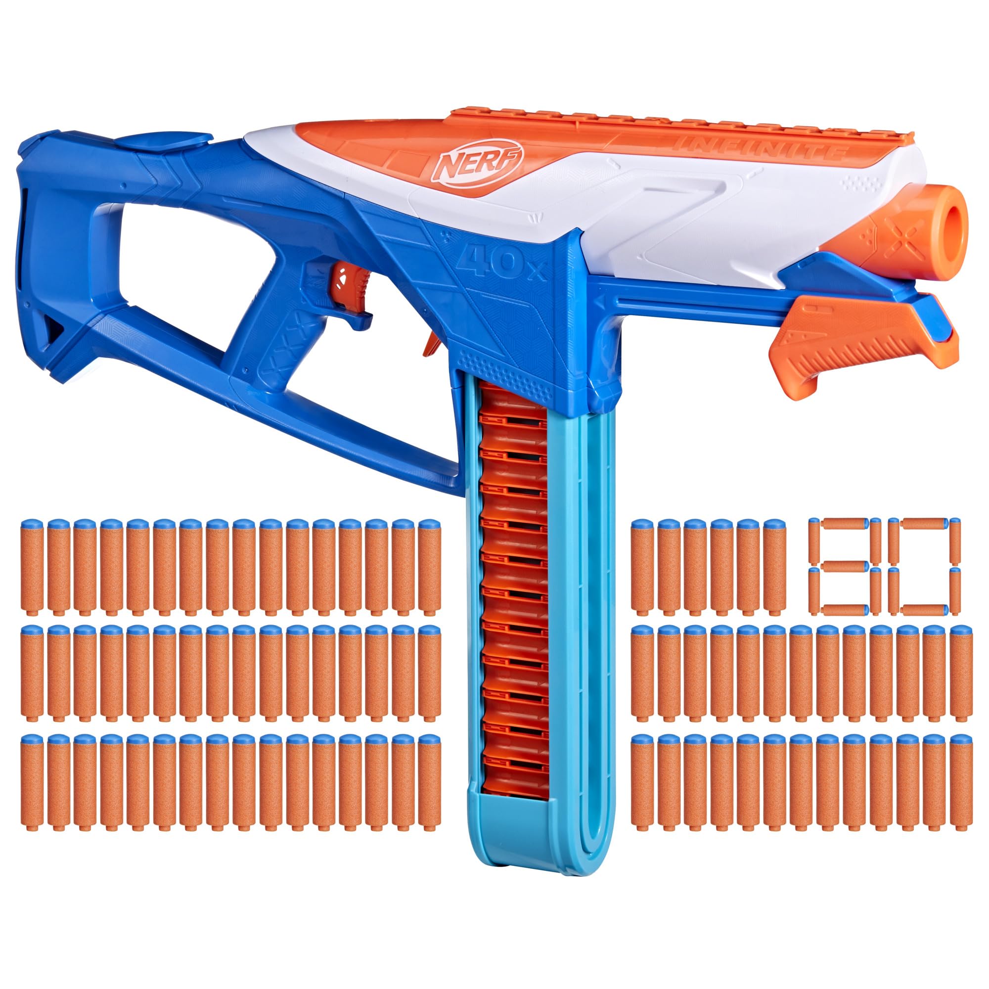 Foto 2 pulgar | Dart Blaster Nerf N Series Infinite Con 80 Dardos Y Cinturón De Batalla - Venta Internacional.