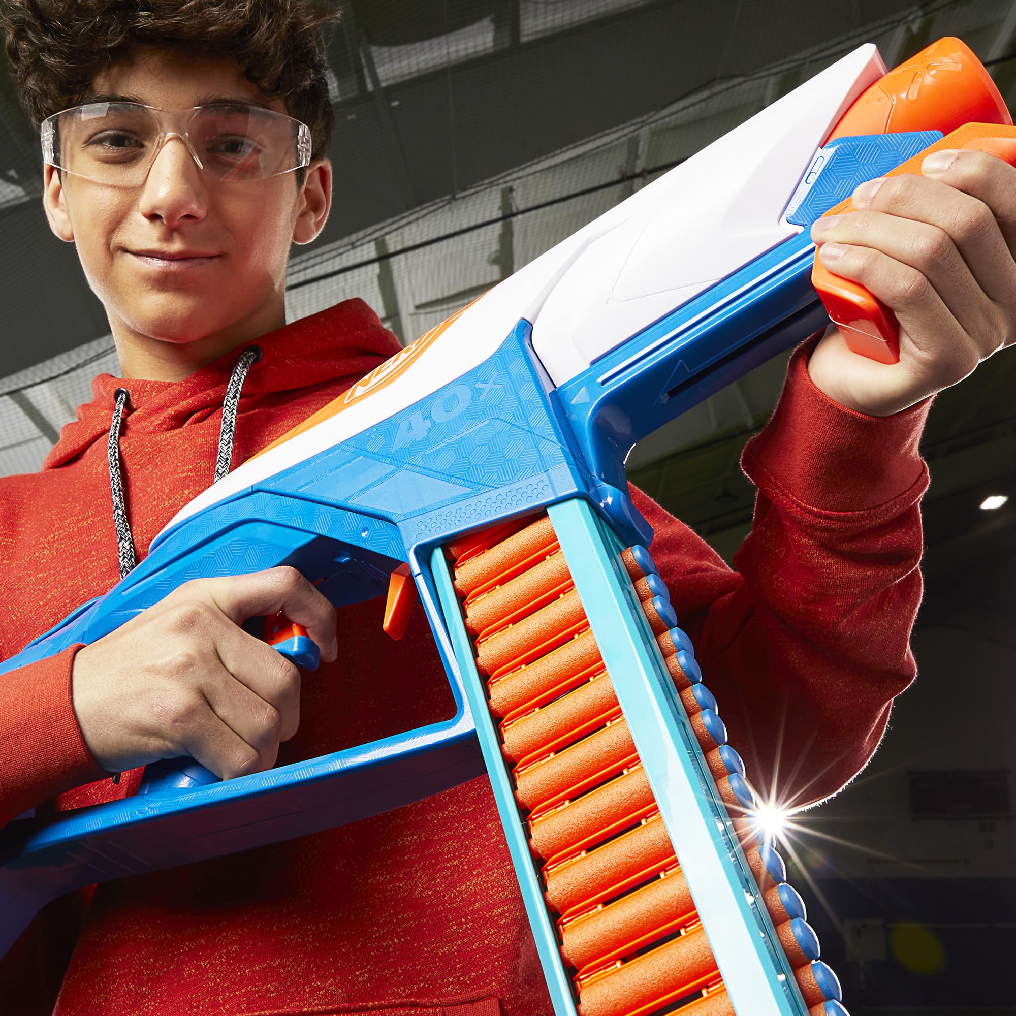 Foto 8 pulgar | Dart Blaster Nerf N Series Infinite Con 80 Dardos Y Cinturón De Batalla - Venta Internacional.