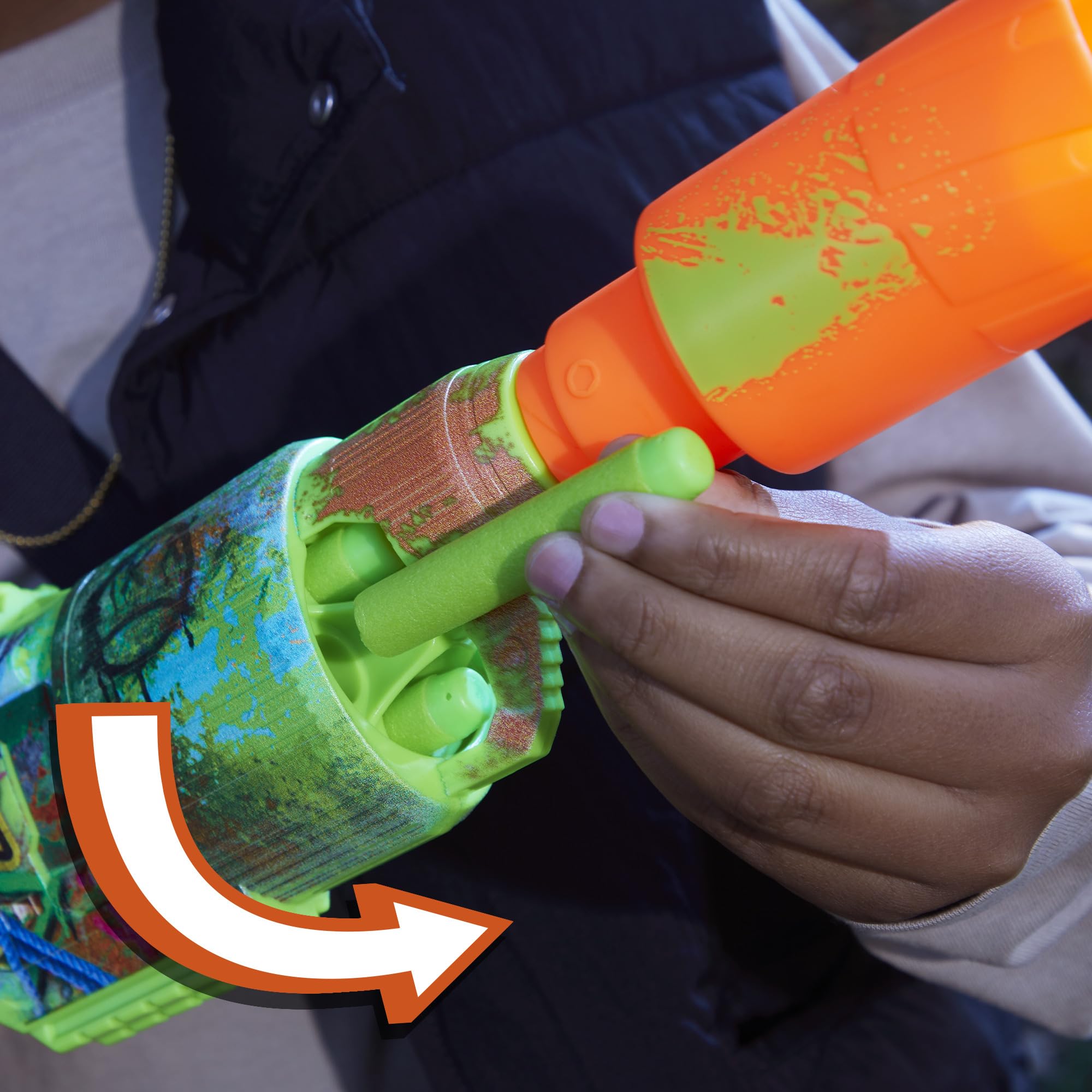 Foto 5 pulgar | Perforadora Dart Blaster Nerf Zombie Con 16 Dardos, Alcance Para Más De 8 Años - Venta Internacional.