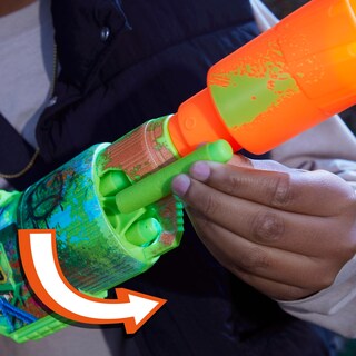 Foto 4 | Perforadora Dart Blaster Nerf Zombie Con 16 Dardos, Alcance Para Más De 8 Años - Venta Internacional.