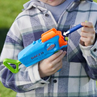 Foto 3 | Dart Blaster Nerf Elite Junior Racer Con 4 Dardos Durante Más De 6 Años - Venta Internacional.