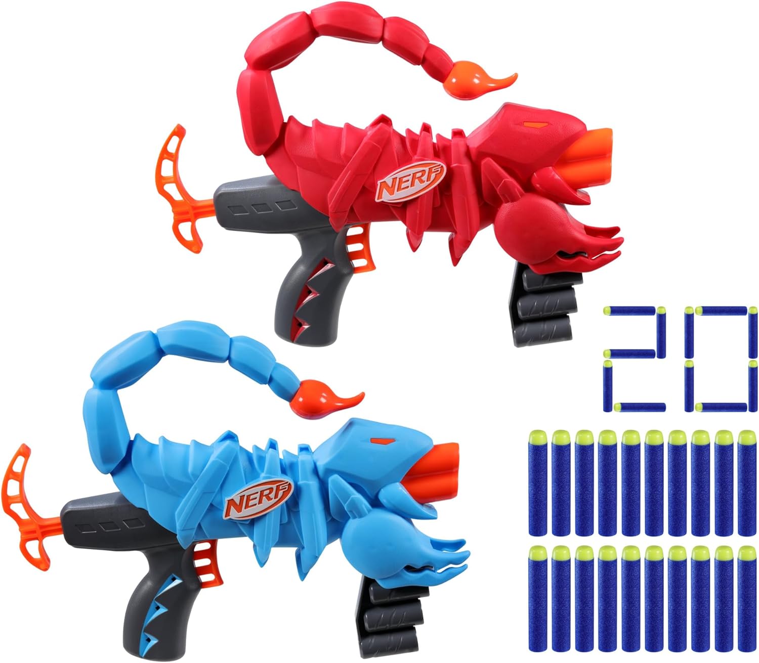 Foto 3 pulgar | Nerf Wild Venompack Incluye 2 Lanzadores Hasbro