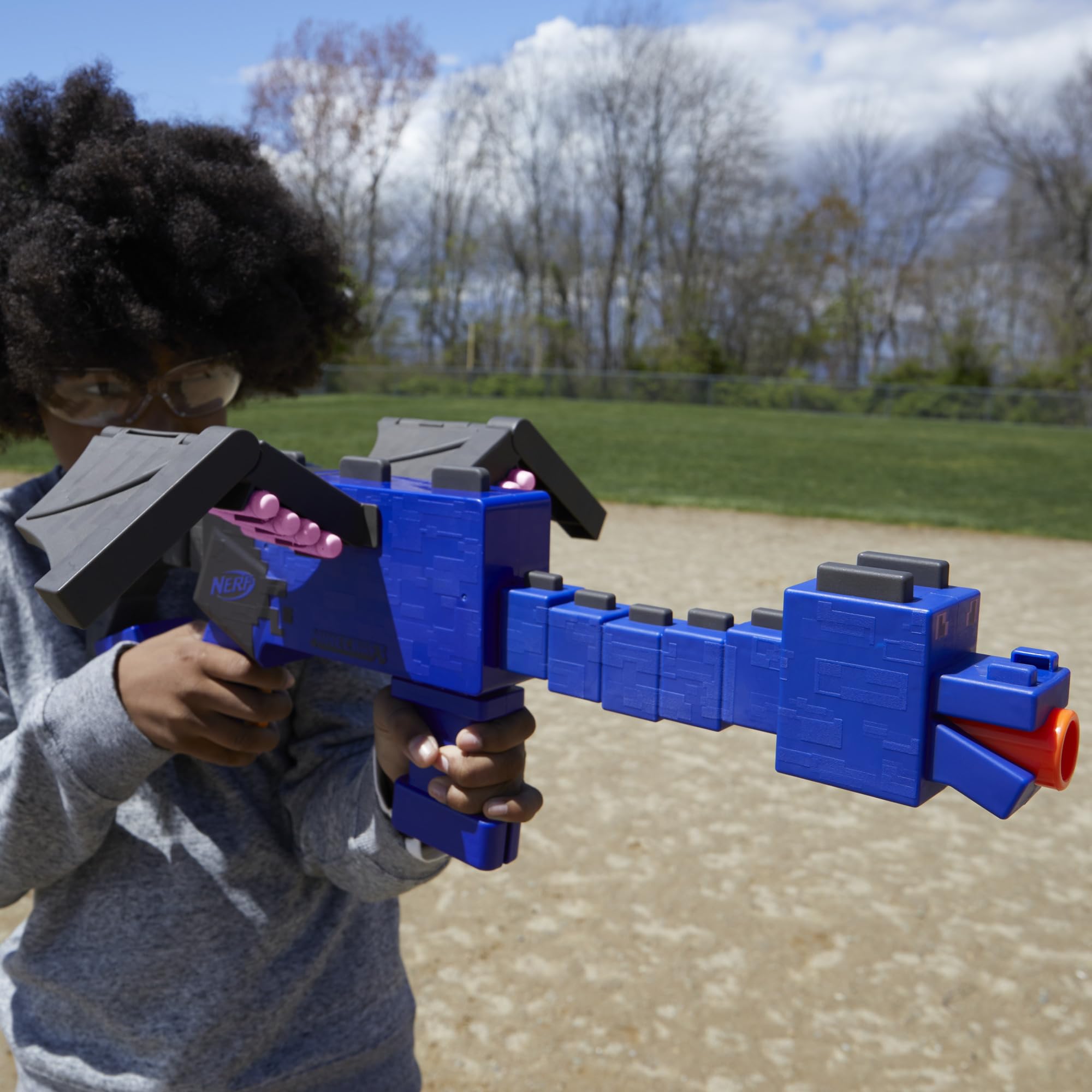Foto 6 pulgar | Blaster Nerf Minecraft Ender Dragon Con 12 Dardos De Espuma Elite - Venta Internacional.