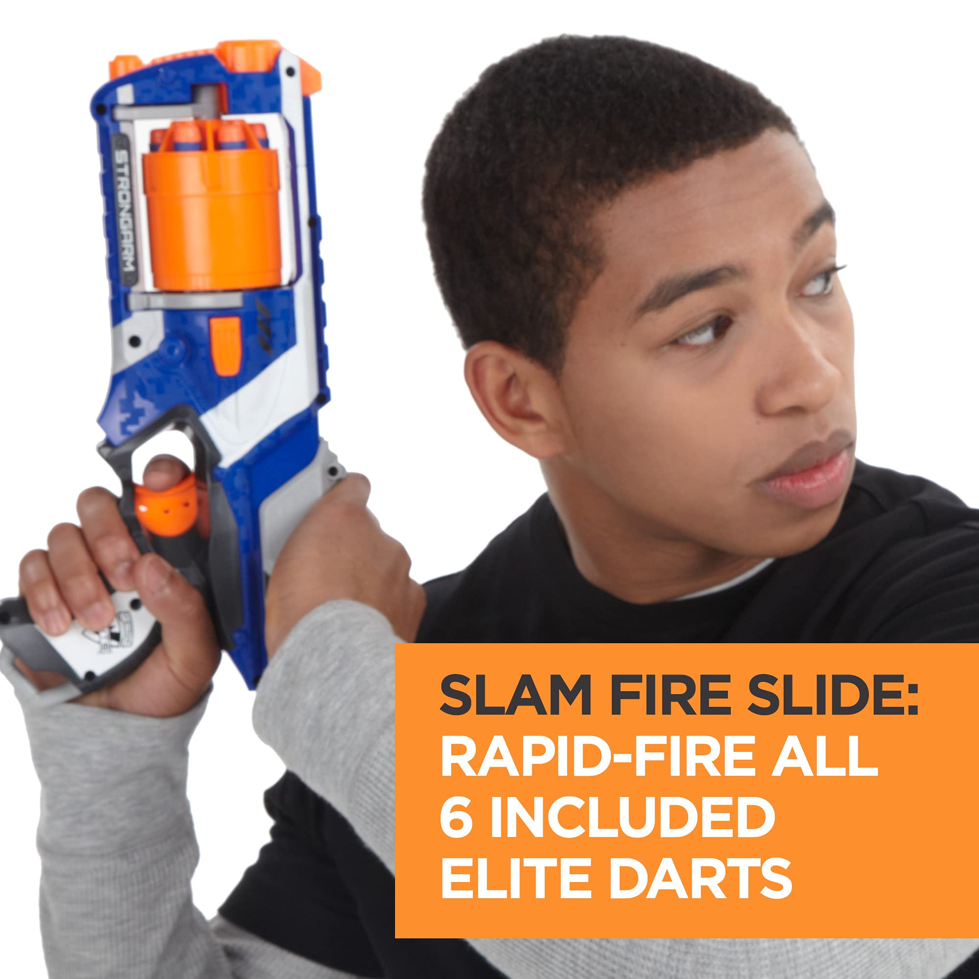 Foto 4 pulgar | Brazo Fuerte Nerf N Strike Elite De Toy Blaster Con Cañón Giratorio - Venta Internacional.