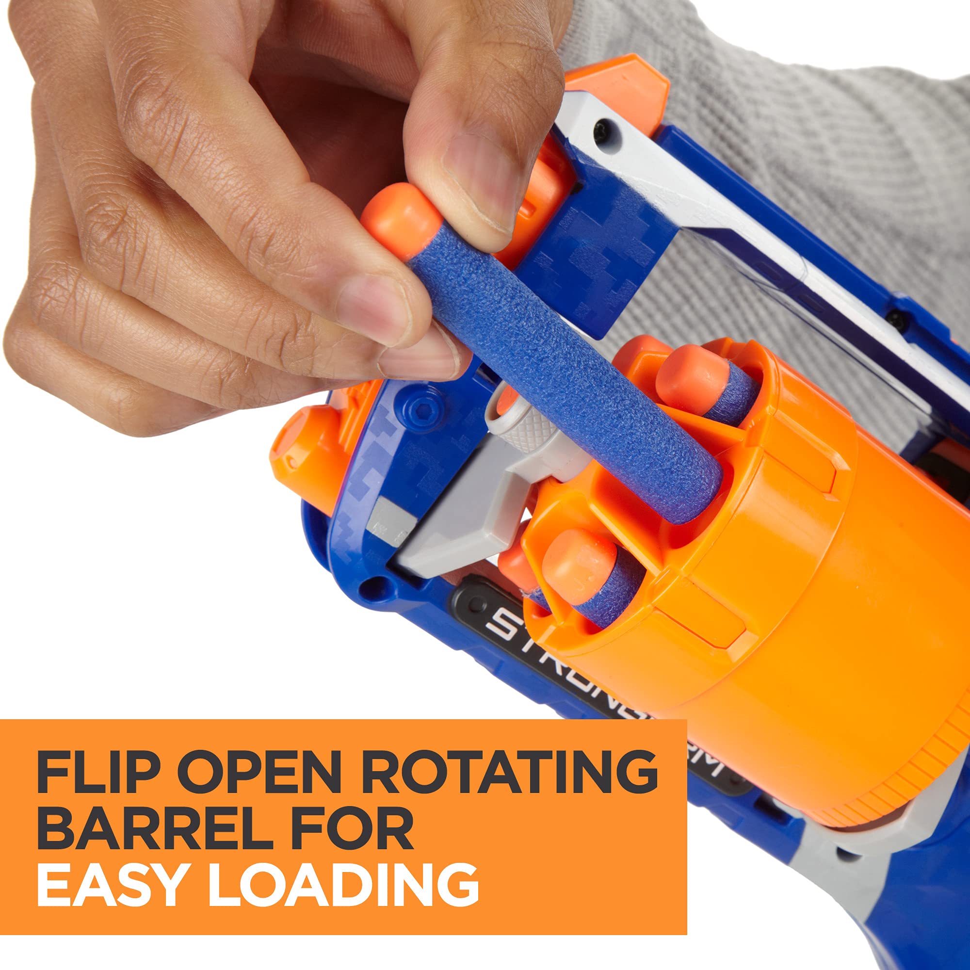 Foto 5 pulgar | Brazo Fuerte Nerf N Strike Elite De Toy Blaster Con Cañón Giratorio - Venta Internacional.