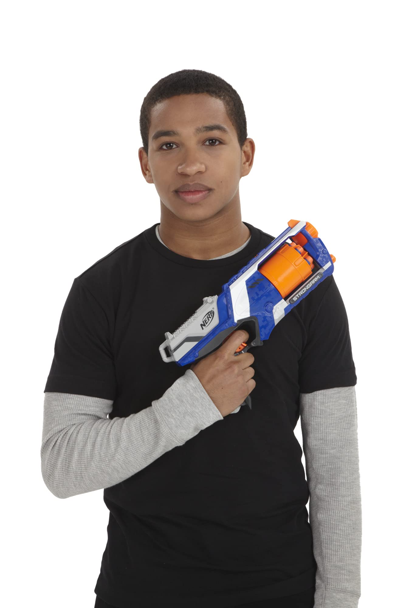 Foto 7 pulgar | Brazo Fuerte Nerf N Strike Elite De Toy Blaster Con Cañón Giratorio - Venta Internacional.