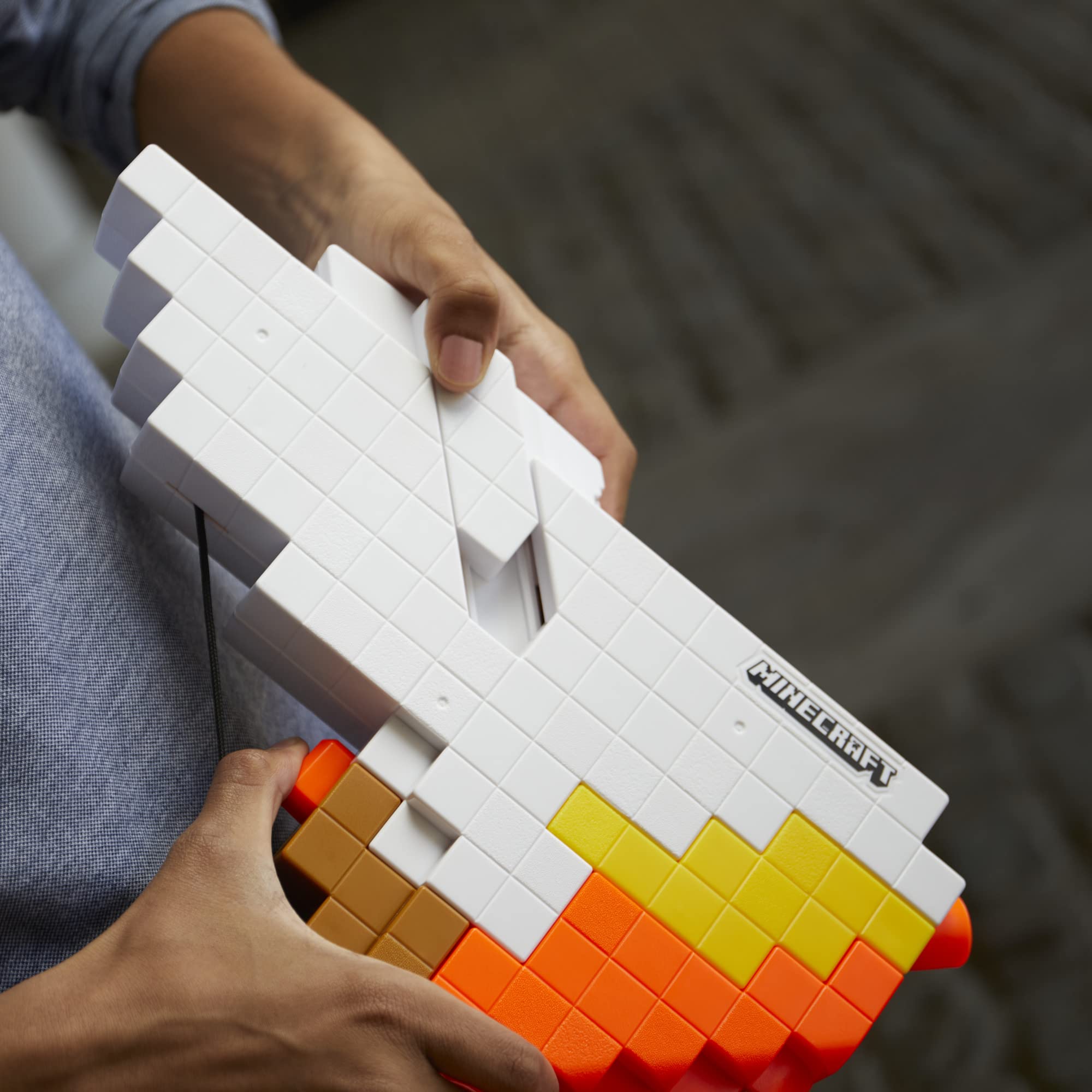Foto 7 pulgar | Blaster Bow Nerf Motorizado Para Minecraft Con 8 Dardos - Venta Internacional.
