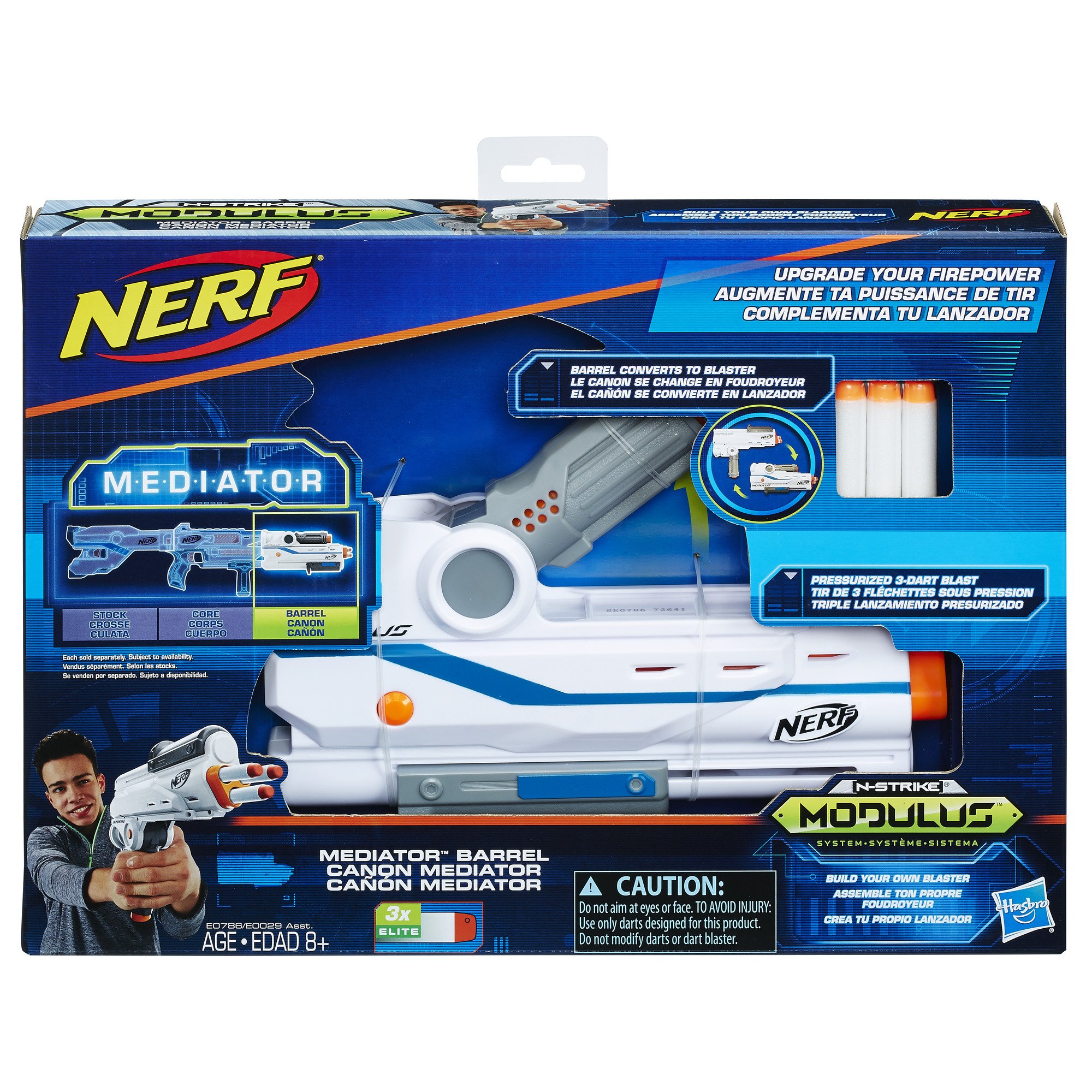 Foto 3 pulgar | Lanzador de Dardos Nerf Mediator Infantil-Venta Internacional