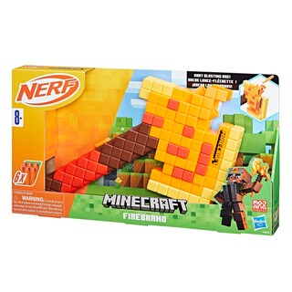 Foto 2 | Hacha Voladora de Dardos Nerf Minecraft Firebrand - Venta Internacional