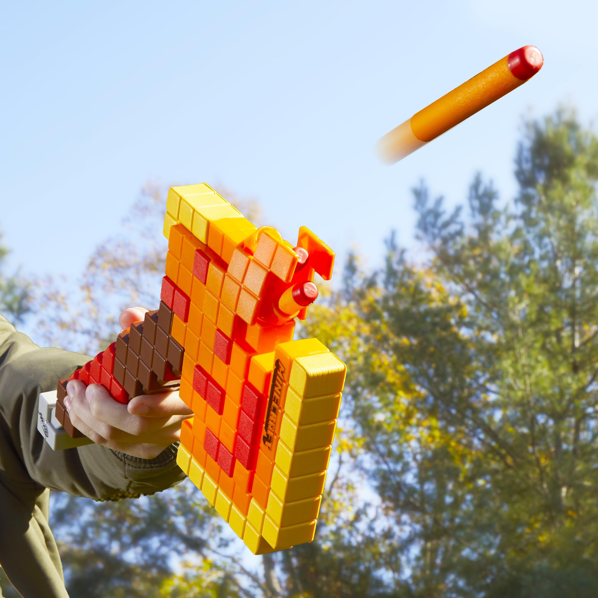 Foto 5 | Hacha Voladora de Dardos Nerf Minecraft Firebrand - Venta Internacional