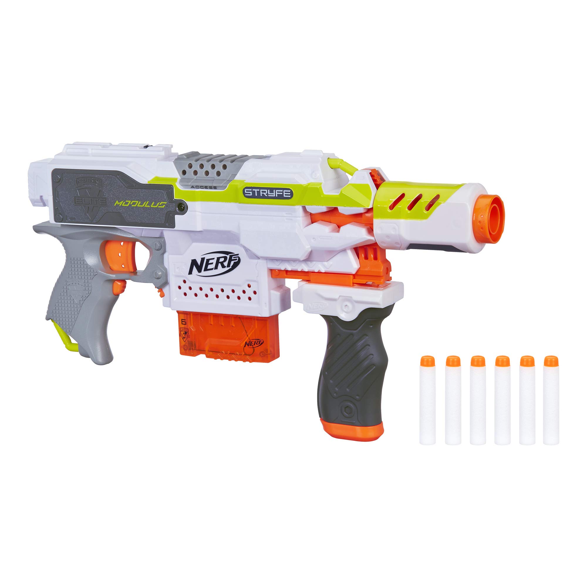 Foto 2 pulgar | Lanzador Nerf con Clip de 6 Dardos - Venta Internacional