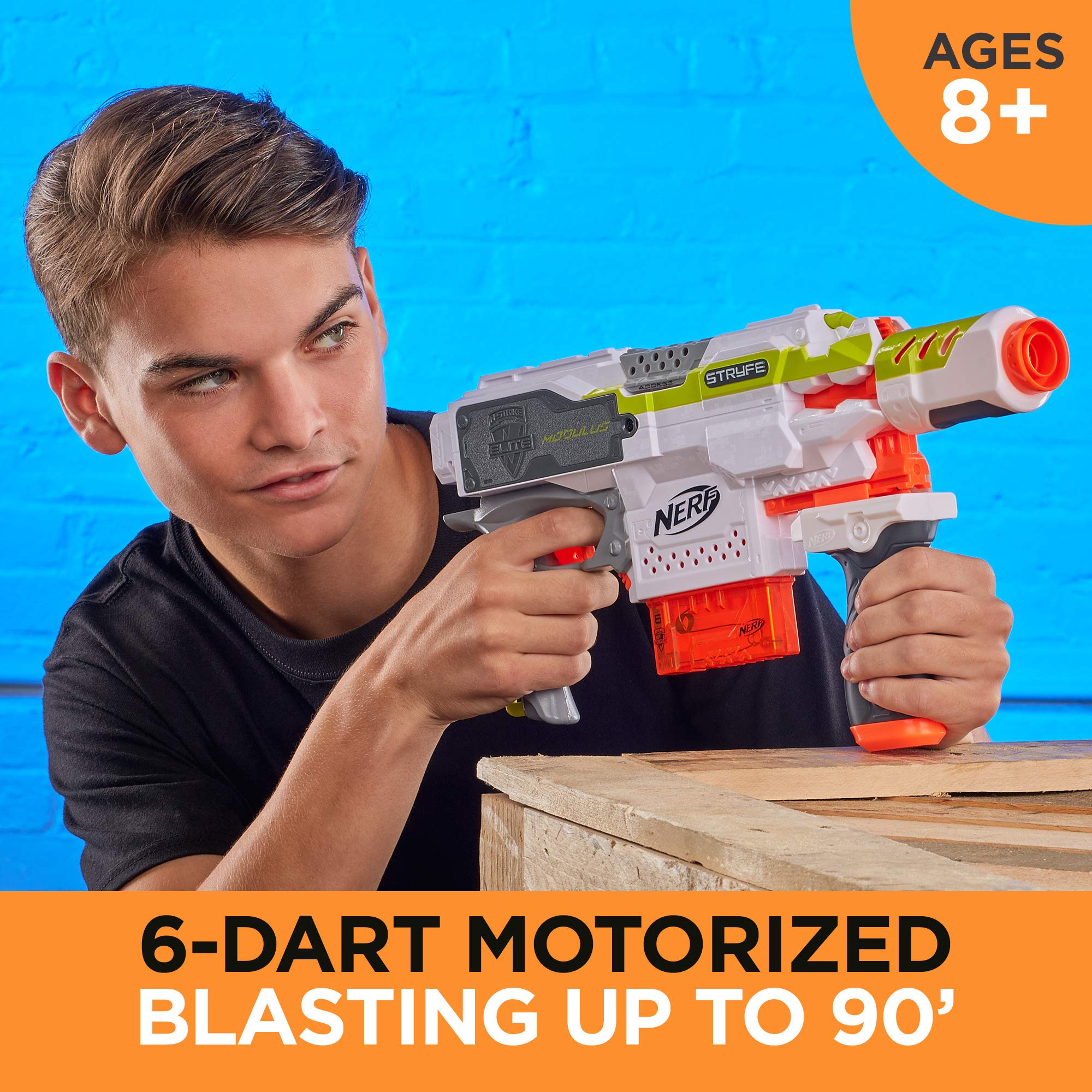 Foto 4 pulgar | Lanzador Nerf con Clip de 6 Dardos - Venta Internacional