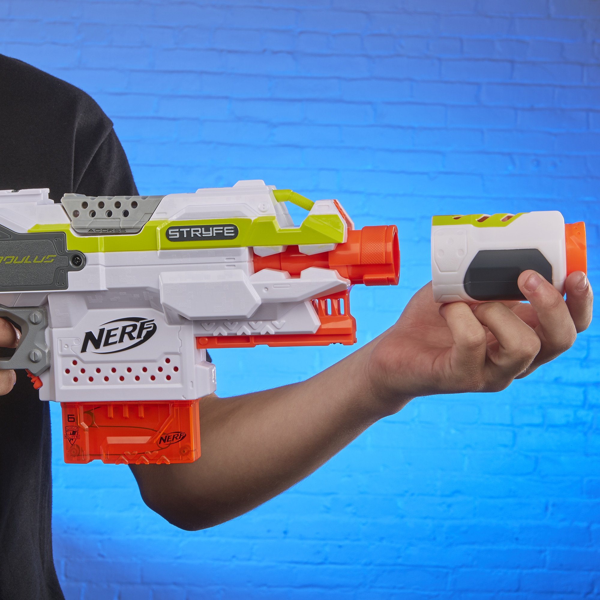 Foto 8 pulgar | Lanzador Nerf con Clip de 6 Dardos - Venta Internacional