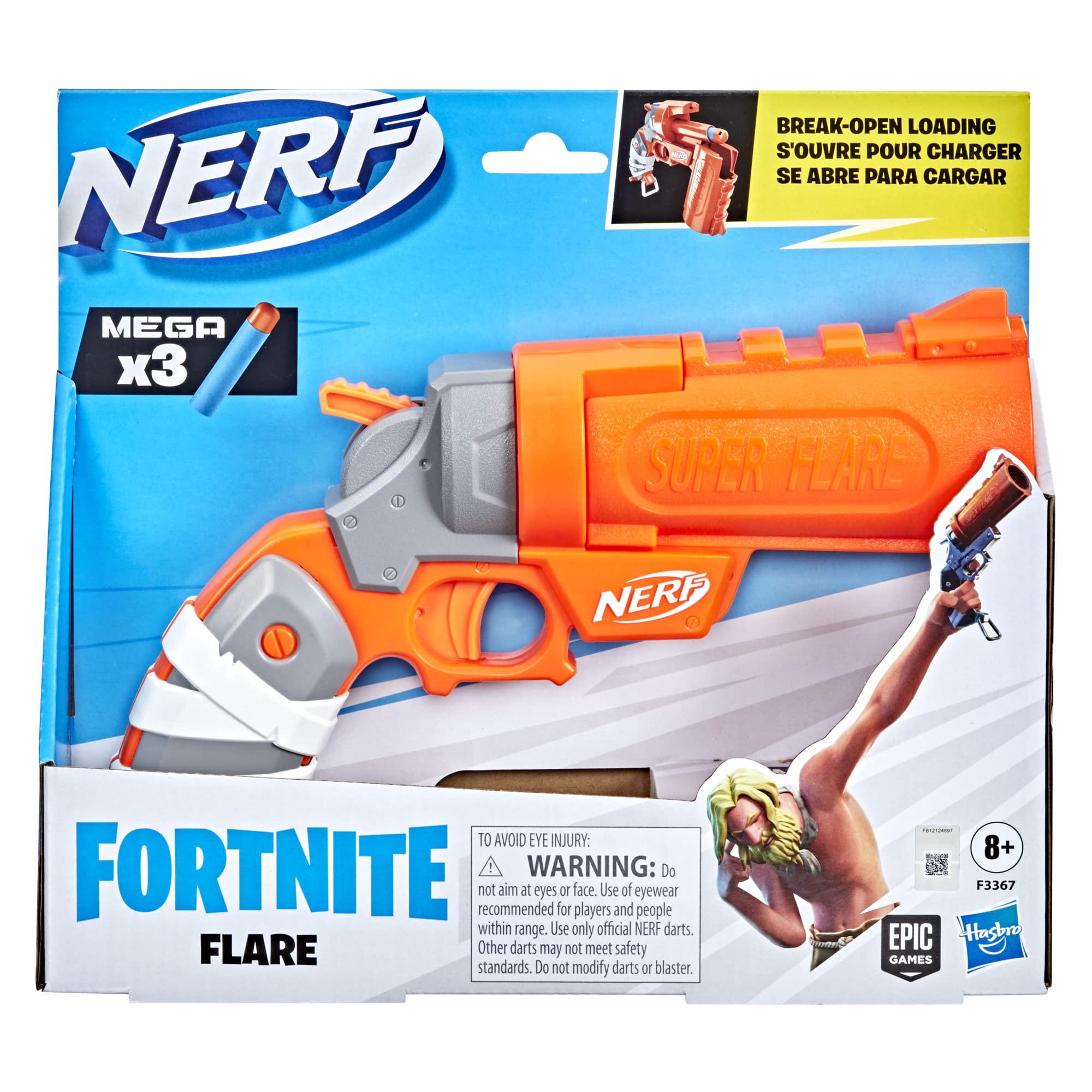 Foto 5 pulgar | Lanzador de Dardos Nerf Fortnite Flare Infantil-Venta Internacional