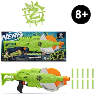 Foto 6 | Lanzador Nerf Zombie Strike Ghoulgrinder Blaster con 10 Dardos - Venta Internacional