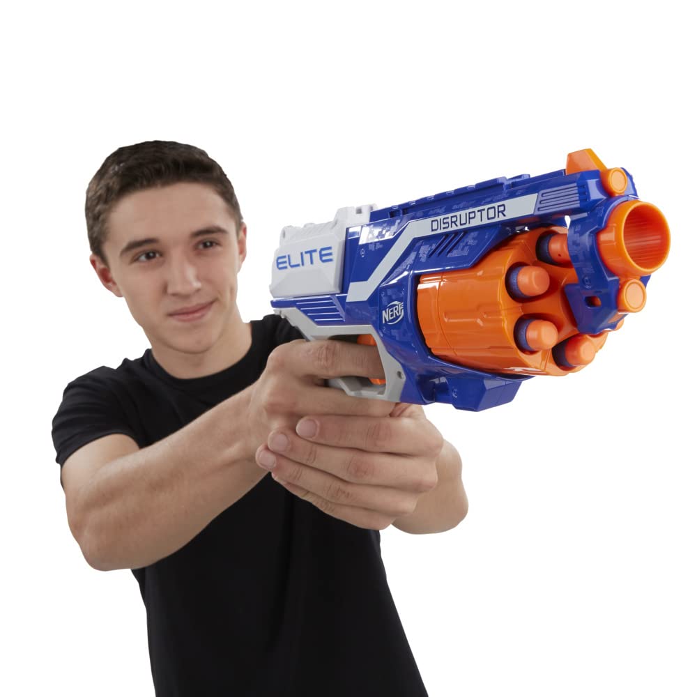 Foto 5 pulgar | Blaster Nerf Disruptor Elite con Tambor Giratorio de 6 Dardos - Venta Internacional