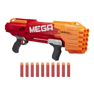 Foto 1 | Figura Blaster Nerf Mega Twinshock con 10 Dardos - Venta Internacional