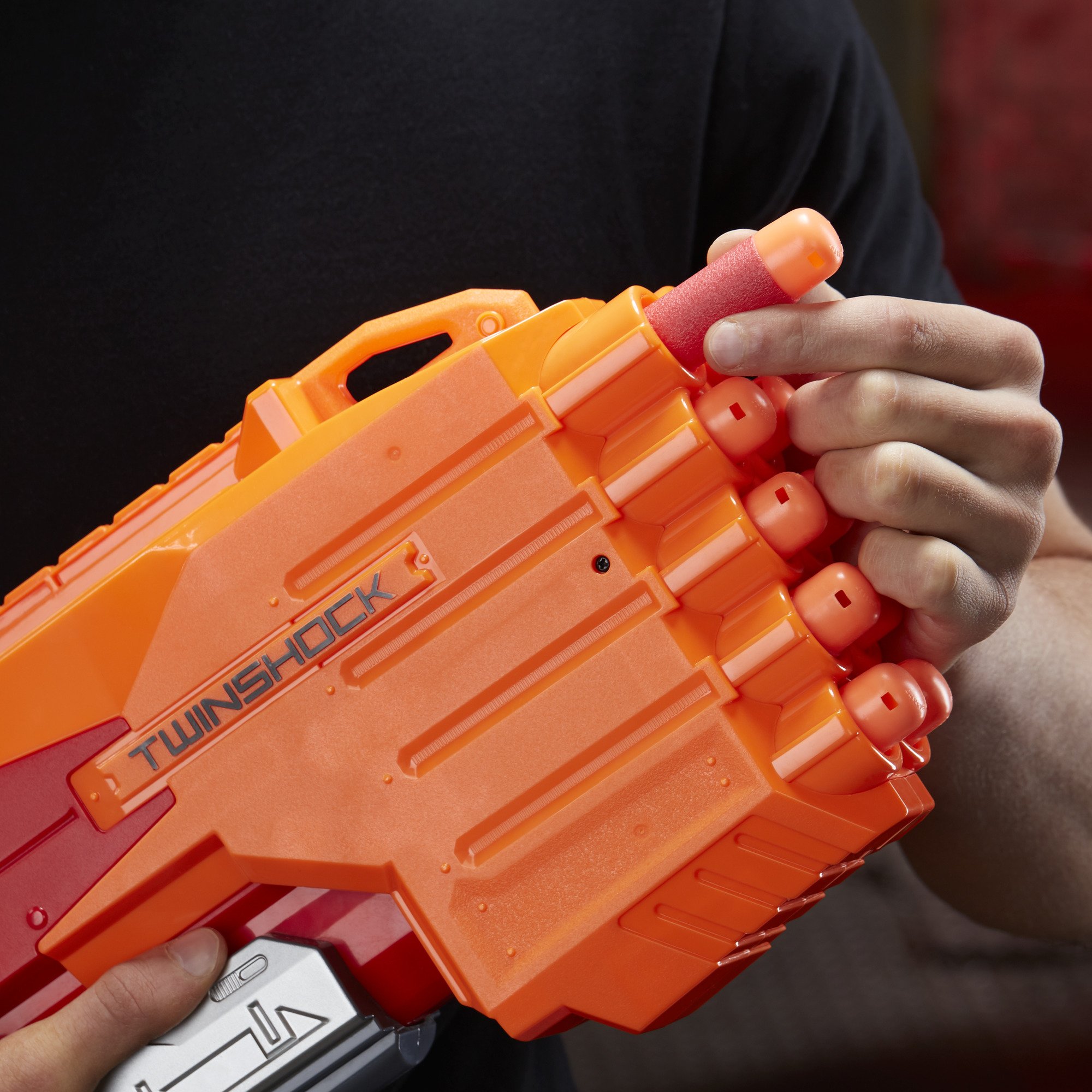Foto 6 pulgar | Figura Blaster Nerf Mega Twinshock con 10 Dardos - Venta Internacional