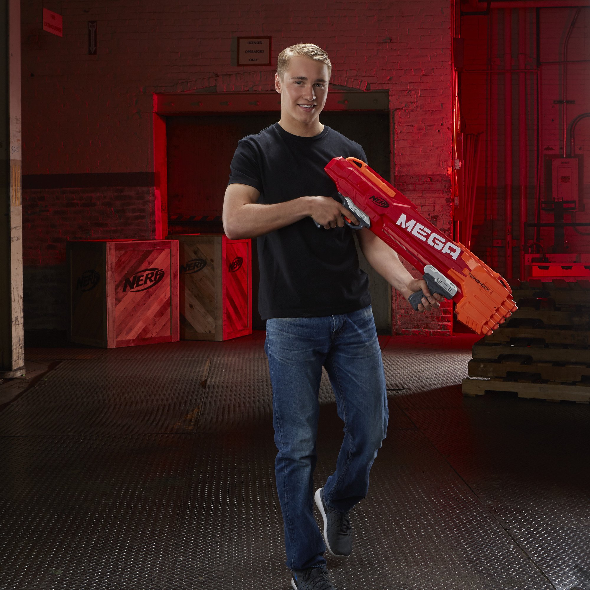Foto 7 pulgar | Figura Blaster Nerf Mega Twinshock con 10 Dardos - Venta Internacional