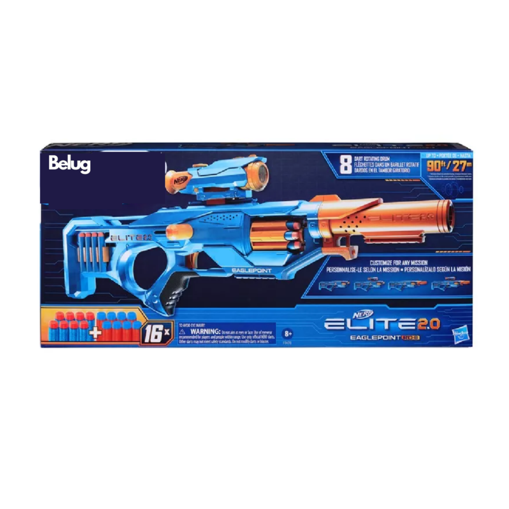 Foto 4 pulgar | Lanzador 2.0 Belug Rd-8 Con 16 Dardos 8+ Azul