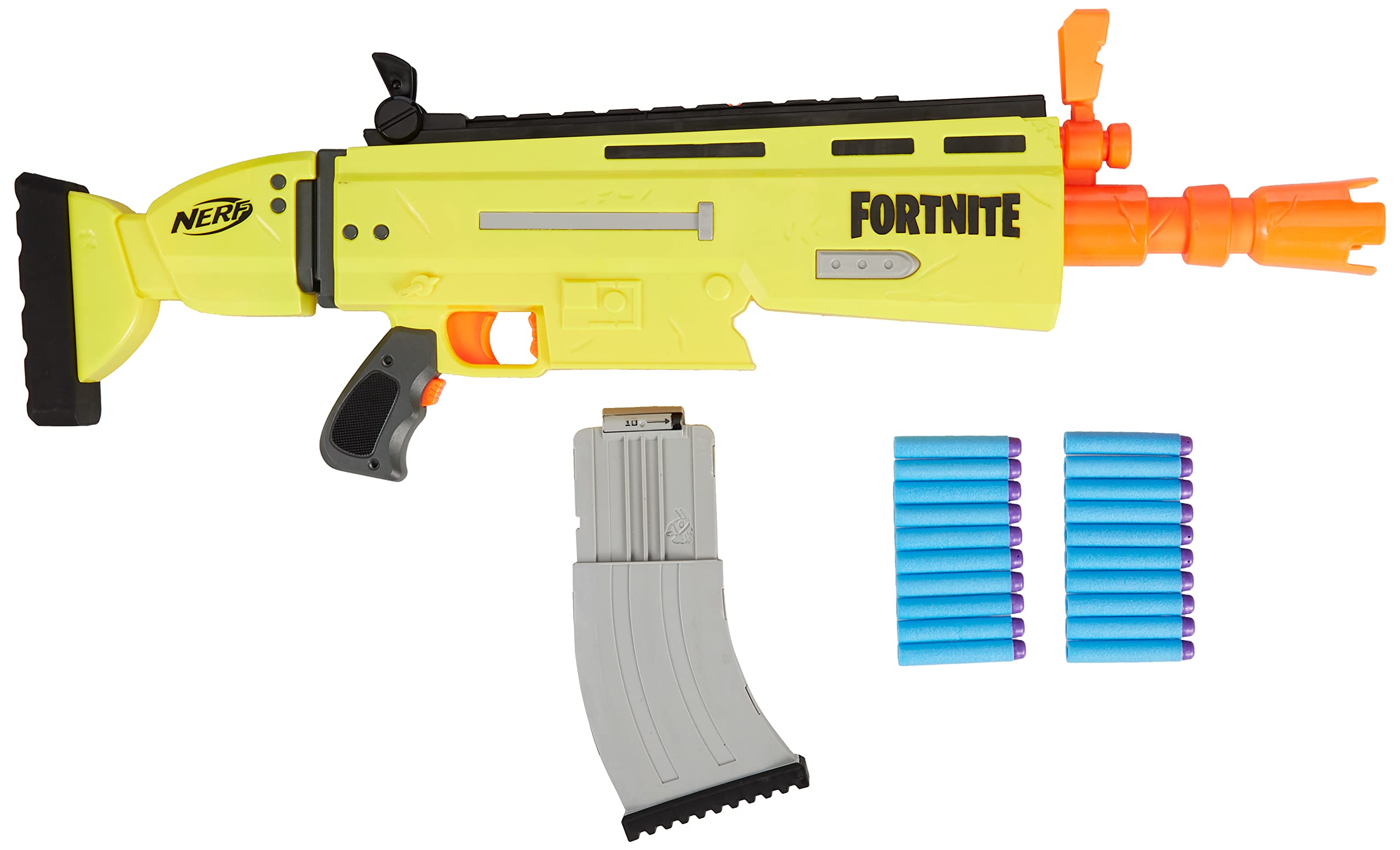 Foto 4 pulgar | Lanzador De Juguete Motorizado Nerf Fortnite Ar-l Con 20 Dardos - Venta Internacional.