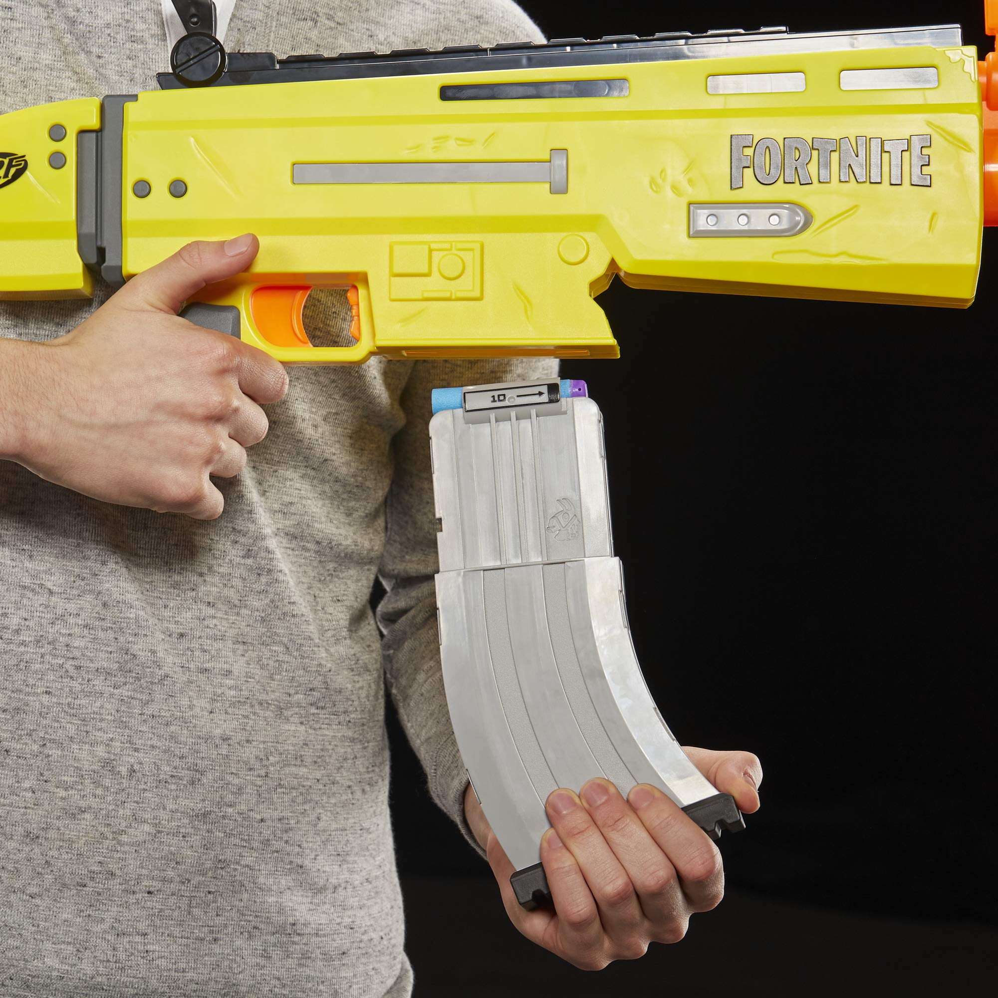 Foto 7 pulgar | Lanzador De Juguete Motorizado Nerf Fortnite Ar-l Con 20 Dardos - Venta Internacional.