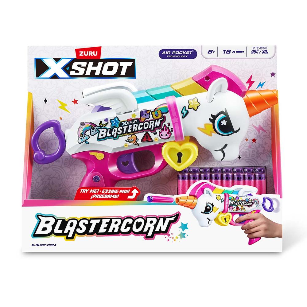 Foto 2 pulgar | Xshot Pistola De Juguete Blastercorn 16 Dardos