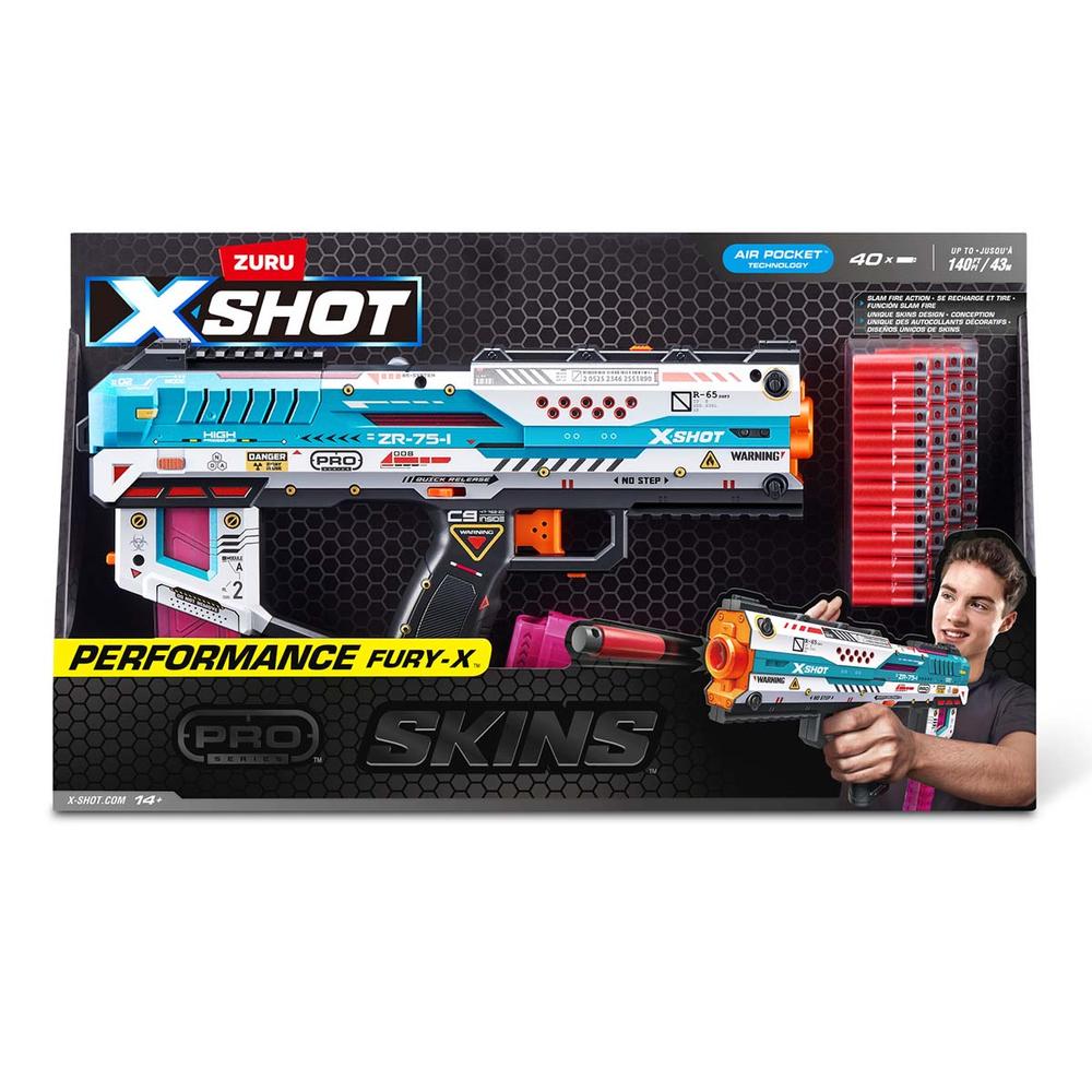 Foto 2 pulgar | Xshot Pistola De Juguete Skins Pro Series Fury-x 40 Dardos
