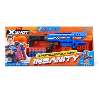 Foto 1 | Xshot Pistola De Juguete Insanity Motorized Clip Mania 72 Dardos