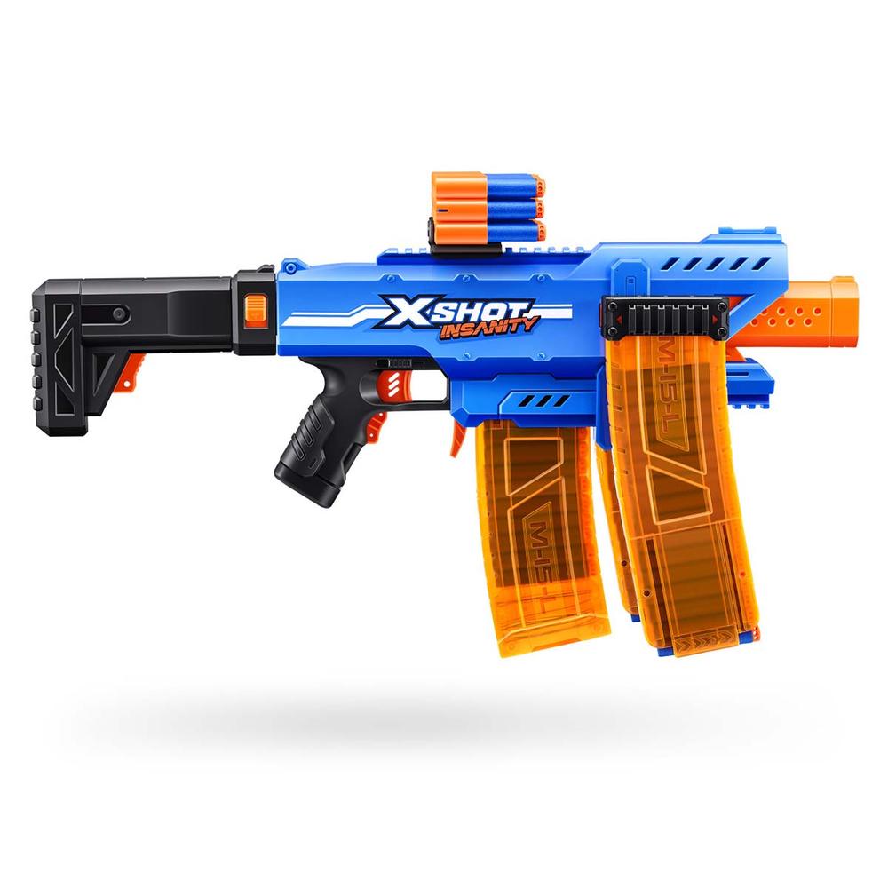 Foto 4 | Xshot Pistola De Juguete Insanity Motorized Clip Mania 72 Dardos